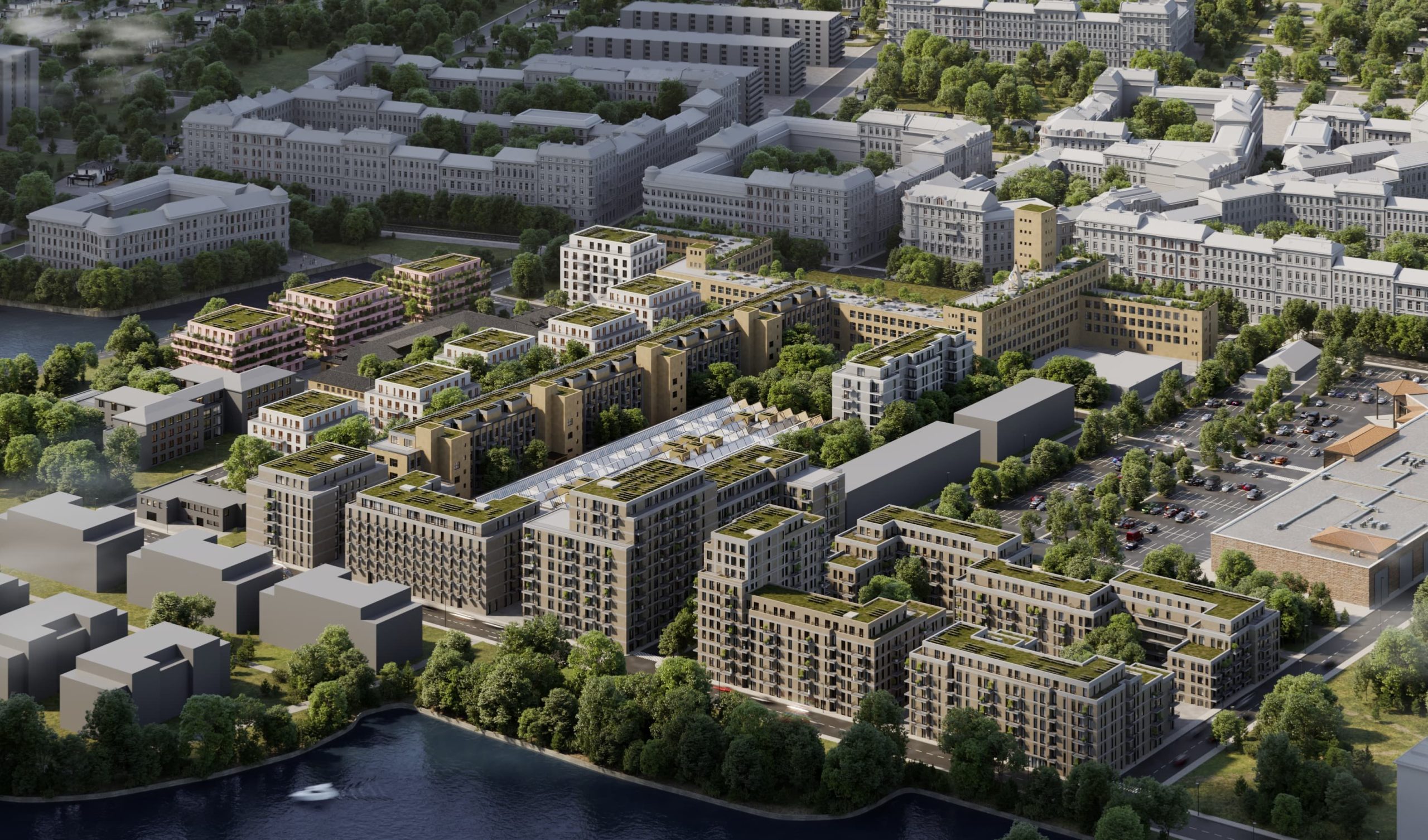 موقع كمبوند كريسنت ووك التجمع السادس Crescent Walk New Cairo